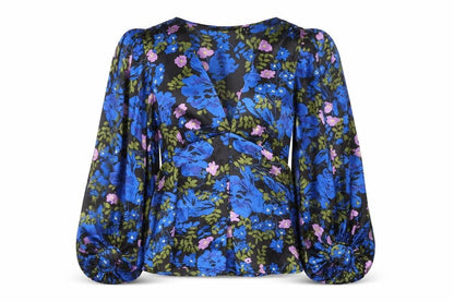 Womens UK Size M VERO MODA Multicoloured Wrap Blouse