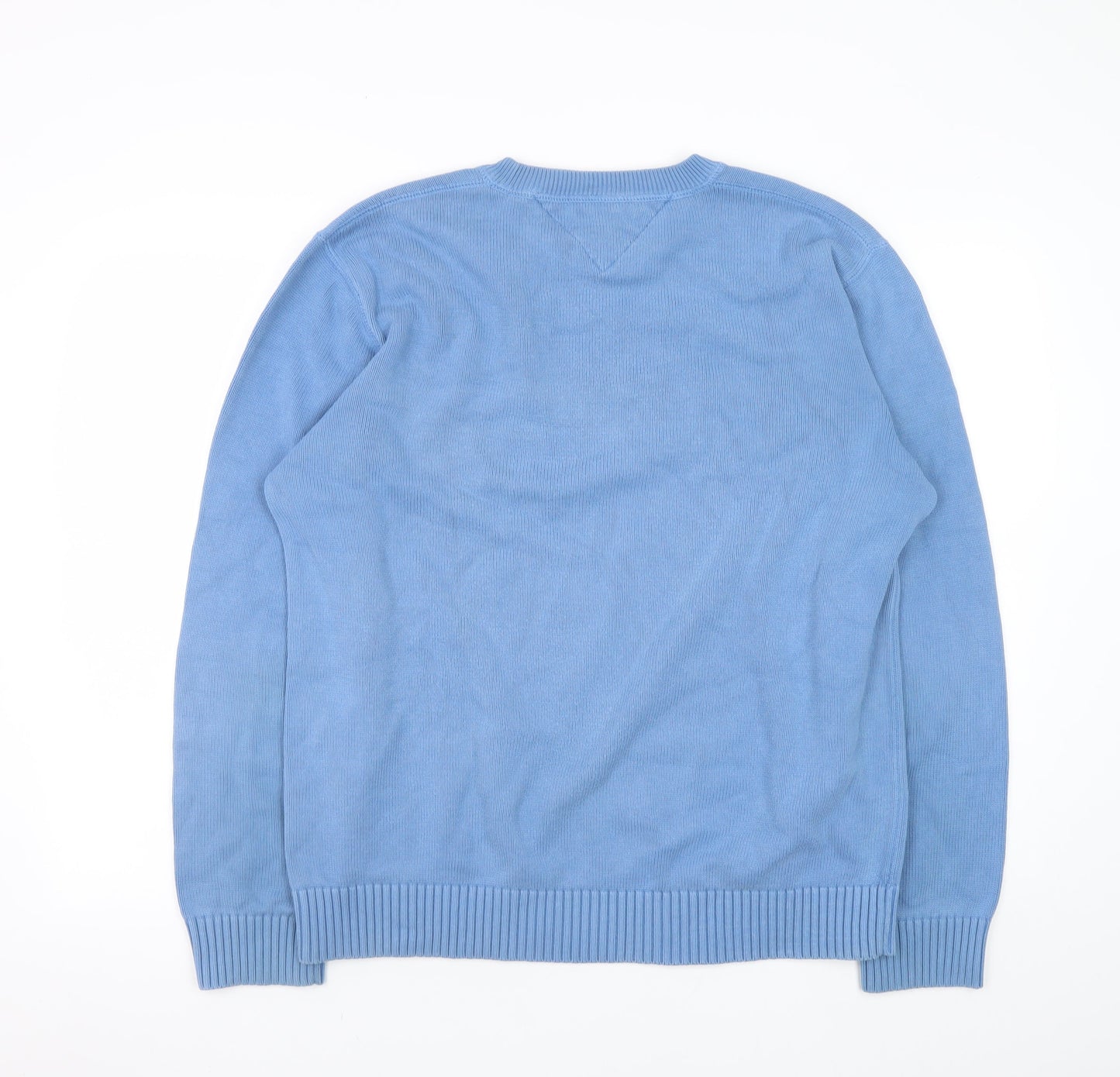 Mens UK Size XL Tommy Hilfiger Blue Pullover Jumper