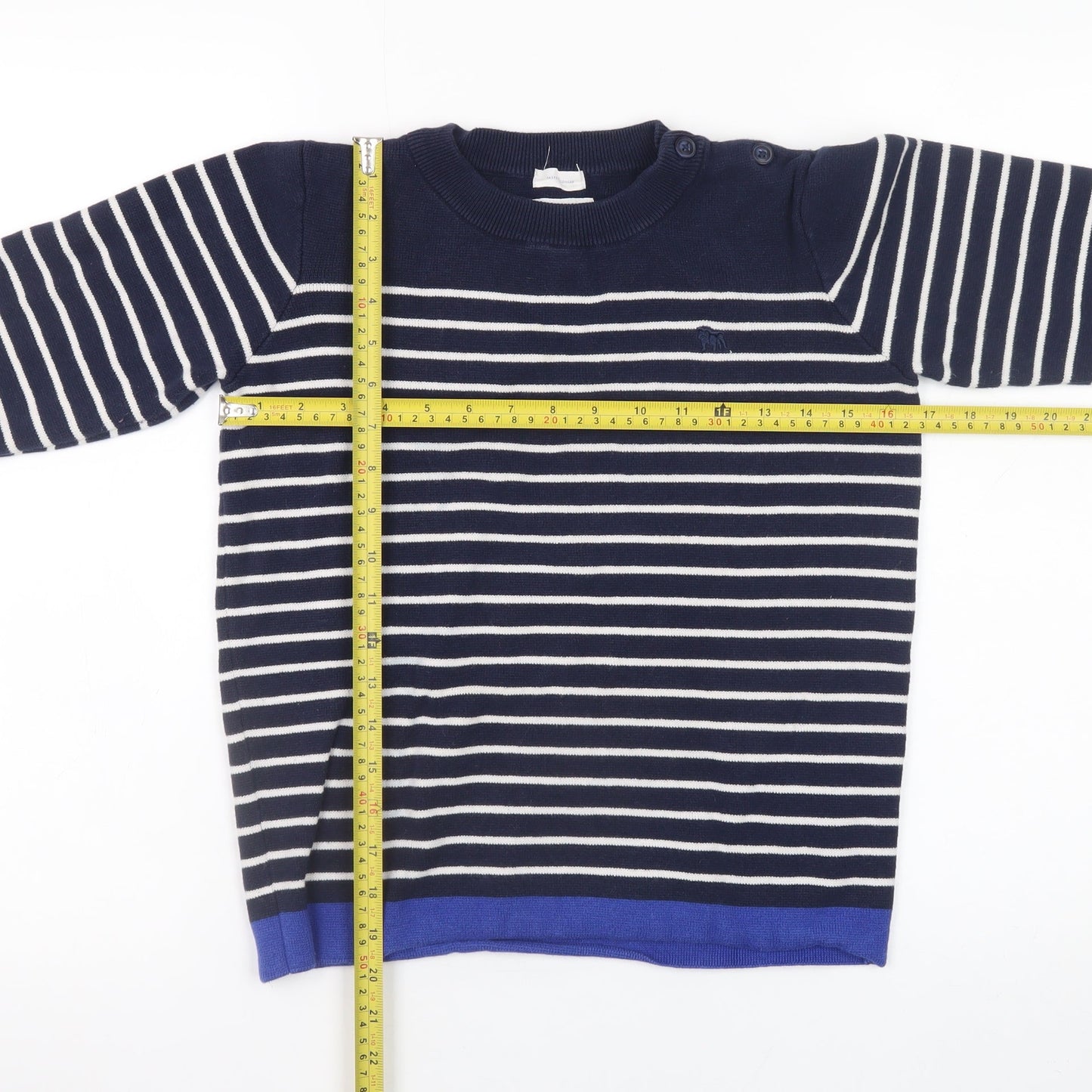 Boys UK Size 12-13 Years Jasper Conran Blue Pullover Jumper