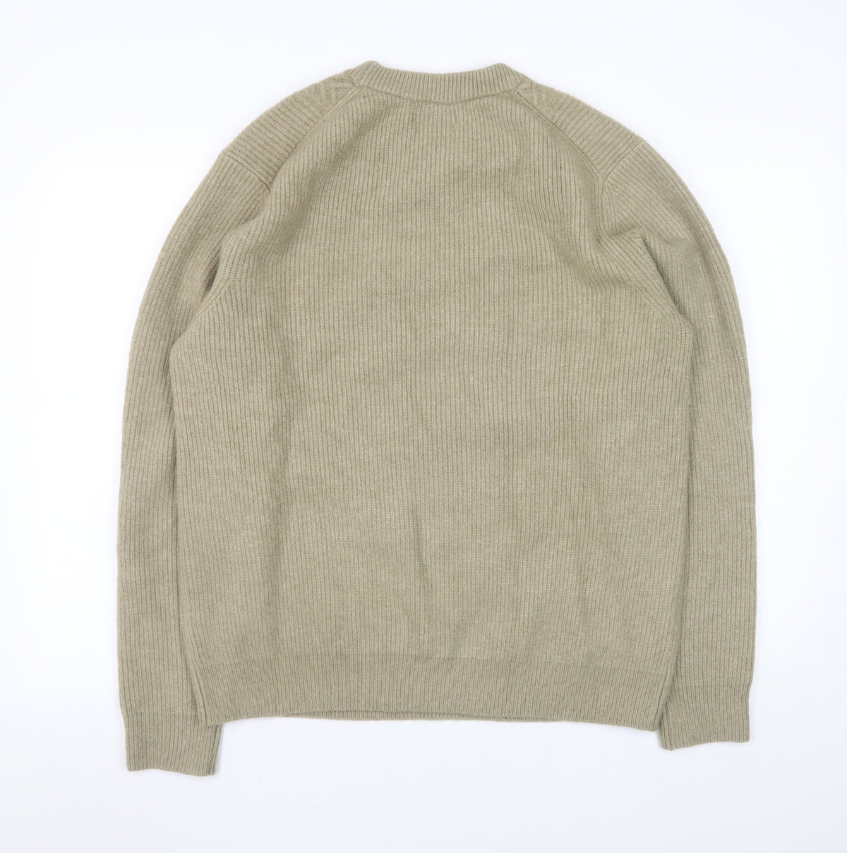 Mens UK Size L Marks and Spencer Beige Pullover Jumper