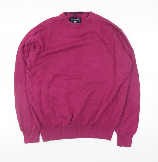 Mens UK Size XL Marco Capelli Pink Pullover Jumper
