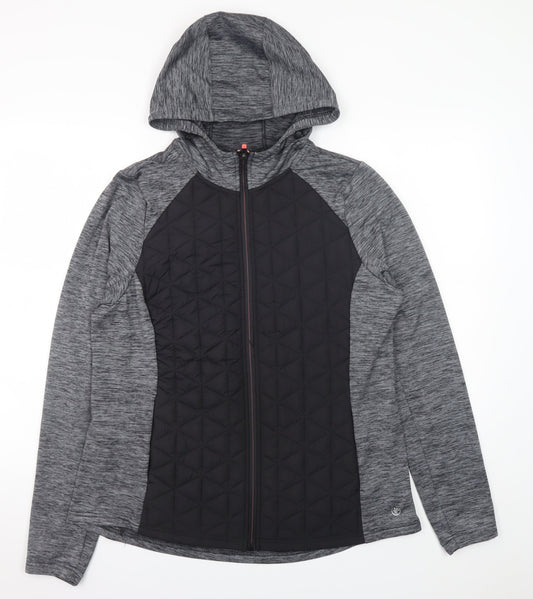 Womens UK Size L Dunnes Stores Black Puffer Jacket