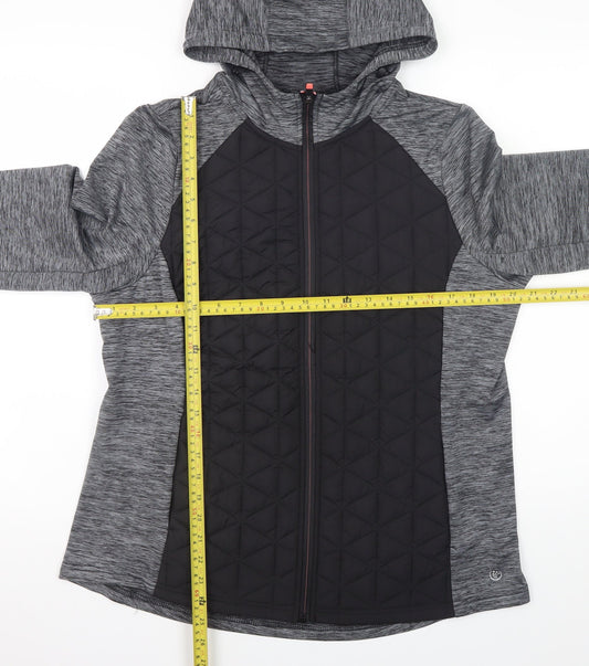 Womens UK Size L Dunnes Stores Black Puffer Jacket