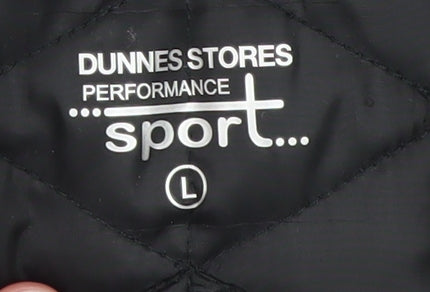 Womens UK Size L Dunnes Stores Black Puffer Jacket