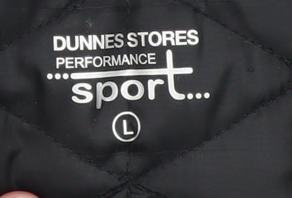 Womens UK Size L Dunnes Stores Black Puffer Jacket