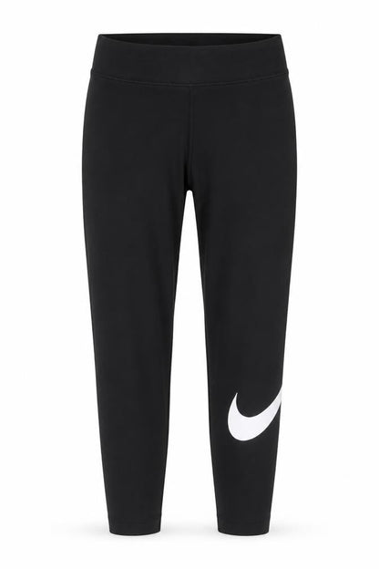 Nike Women's Black Ankle Leggings S Stretch Cotton Blend