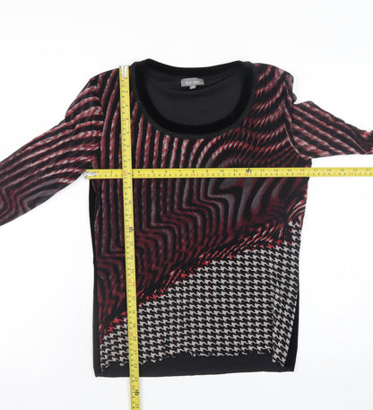 Womens UK Size 12 Marc Aurel Multicoloured Basic Blouse