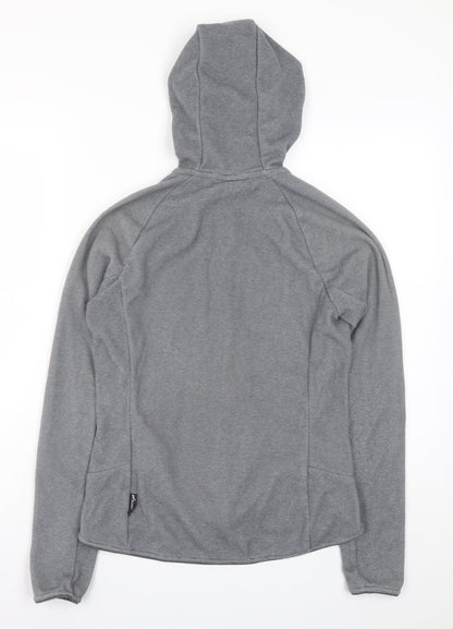 Unisex Adults UK Size S Jack Wolfskin Grey Full Zip Hoodie