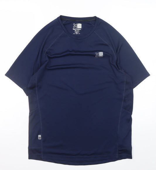 Mens UK Size S Karrimor Blue Running & JoggingGym & TrainingWalking T-Shirt