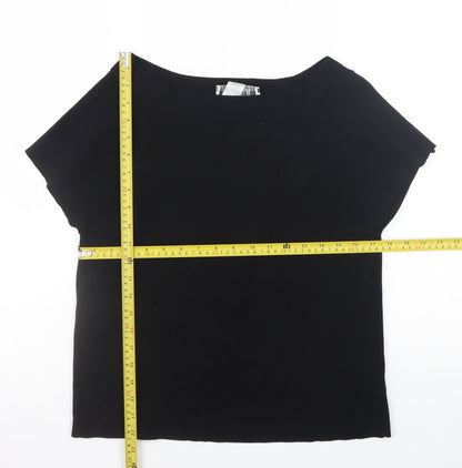 Womens UK Size XL NINE & COMPANY Black Pullover Jumper