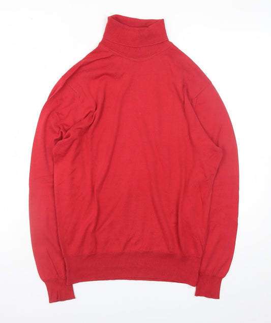 Womens UK Size 10 Jaeger Red Pullover Jumper