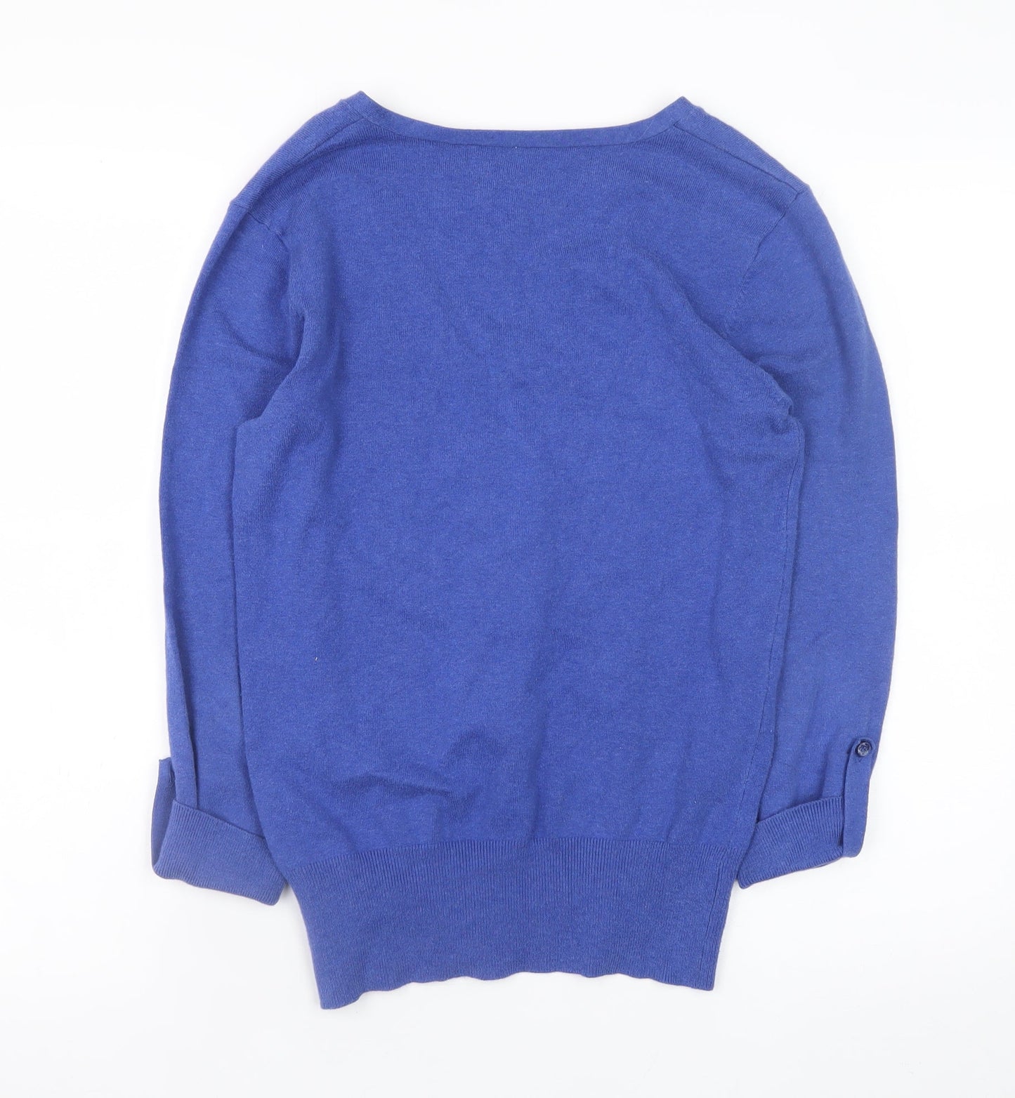 Womens UK Size 12 Debenhams Blue Pullover Jumper
