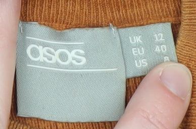 Womens UK Size 12 ASOS Brown Pullover Jumper
