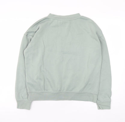 Womens UK Size XS Disney Green Pullover Sweatshirt