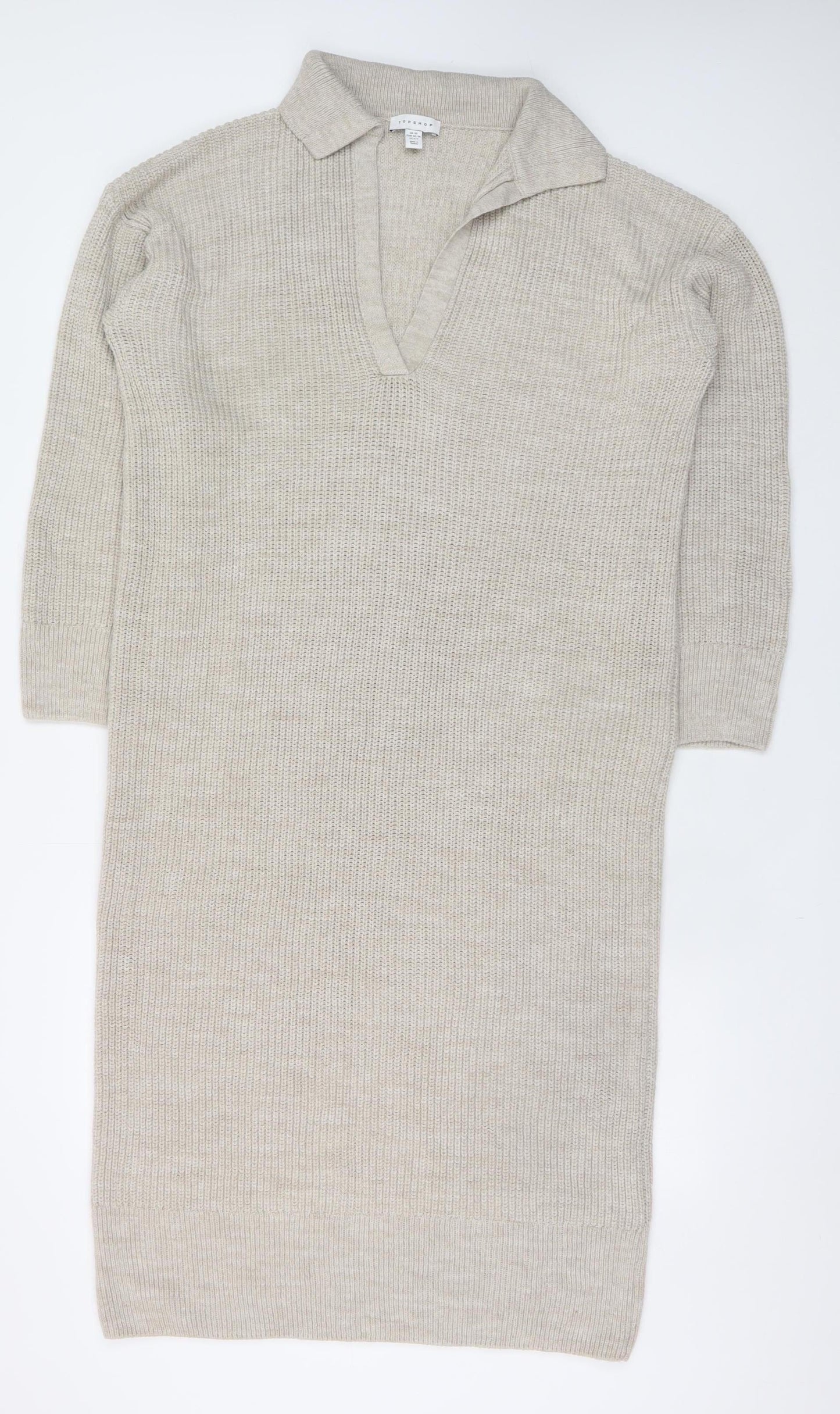 Womens UK Size XS Topshop Shirt Dress