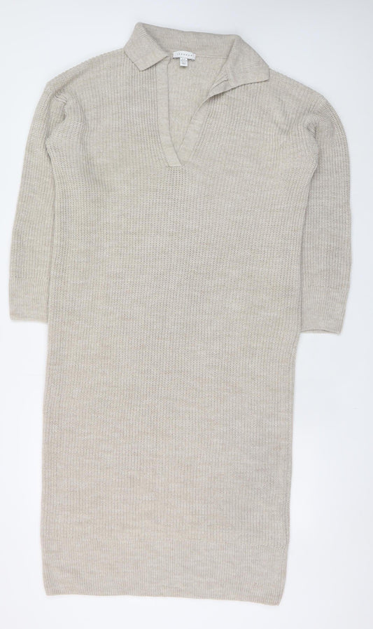 Womens UK Size XS Topshop Shirt Dress