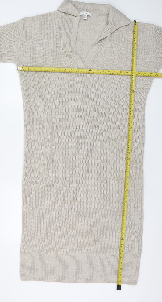 Womens UK Size XS Topshop Shirt Dress