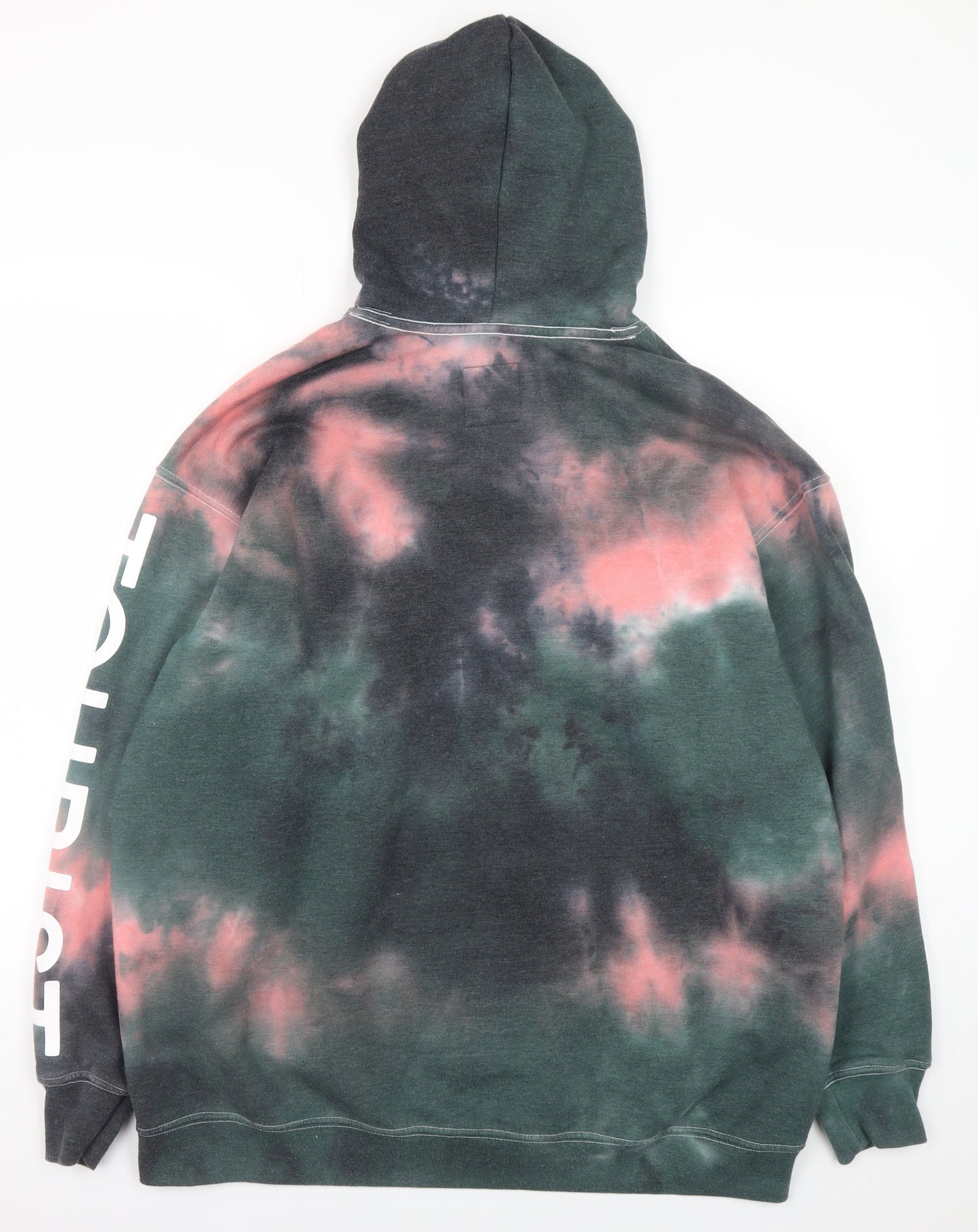Mens UK Size M Social Tourist Multicoloured Pullover Hoodie