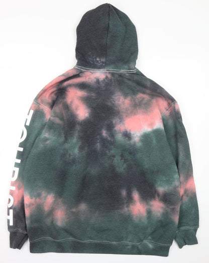 Mens UK Size M Social Tourist Multicoloured Pullover Hoodie