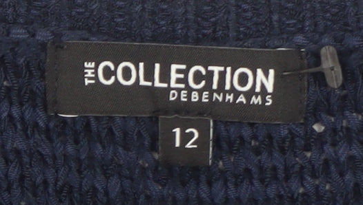 Womens UK Size 12 Debenhams Blue Pullover Jumper
