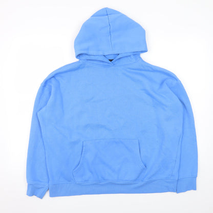 Mens UK Size L New Look Blue Pullover Hoodie