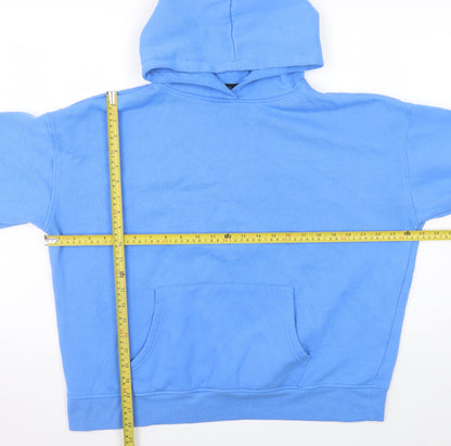 Mens UK Size L New Look Blue Pullover Hoodie