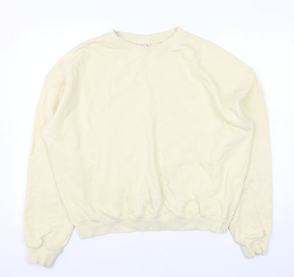 Womens UK Size M H&M Sport Beige Pullover Sweatshirt