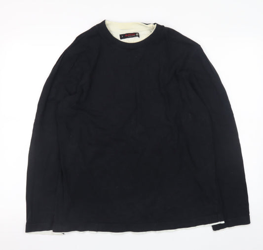 Mens UK Size L Burton Black Pullover Sweatshirt