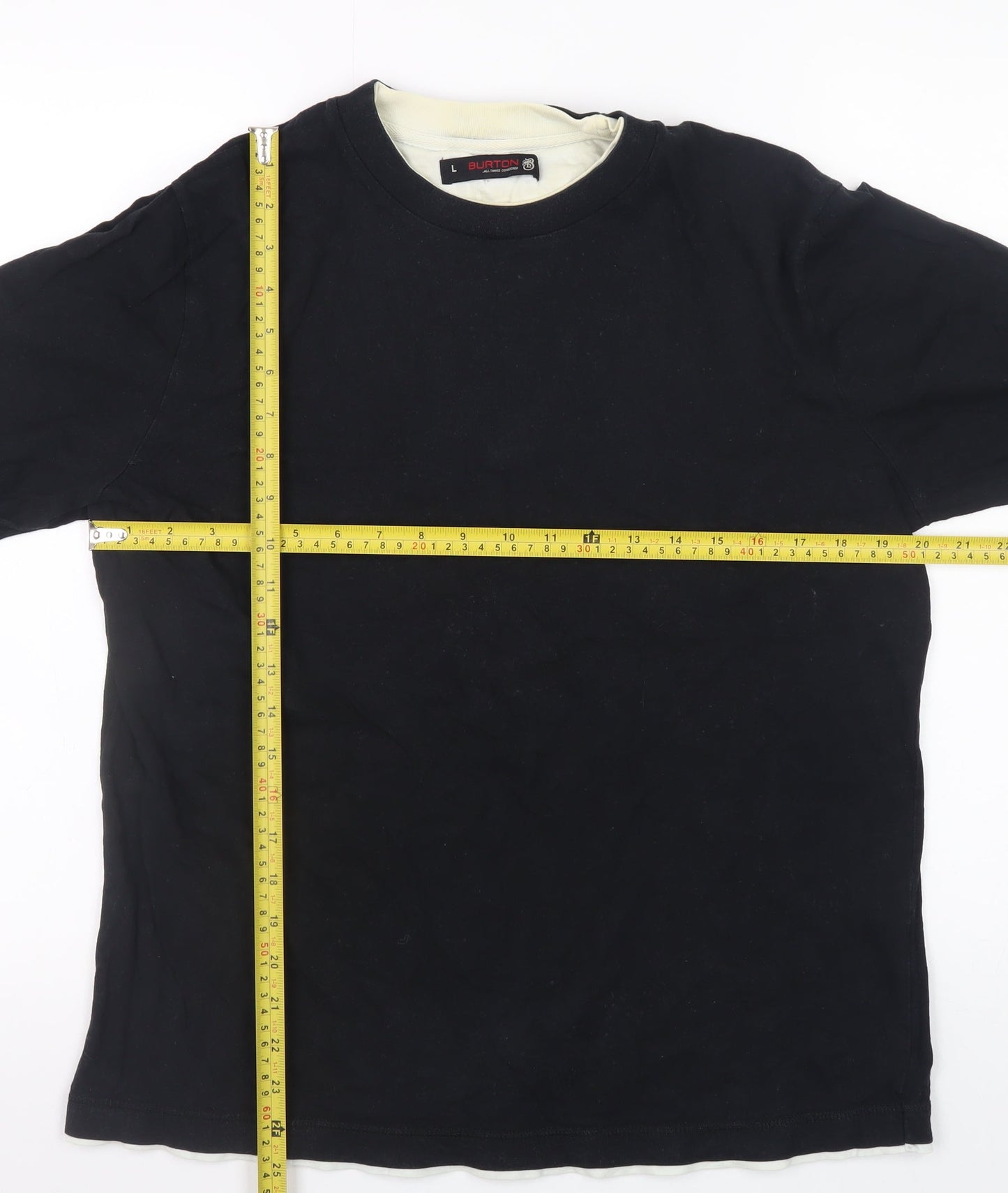 Mens UK Size L Burton Black Pullover Sweatshirt