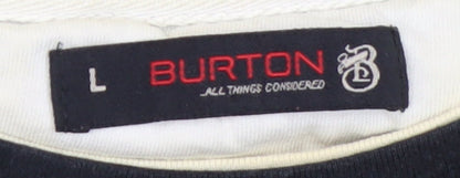 Mens UK Size L Burton Black Pullover Sweatshirt