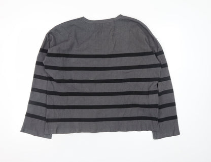 Womens UK Size XL Marks and Spencer Grey Pullover Jumper