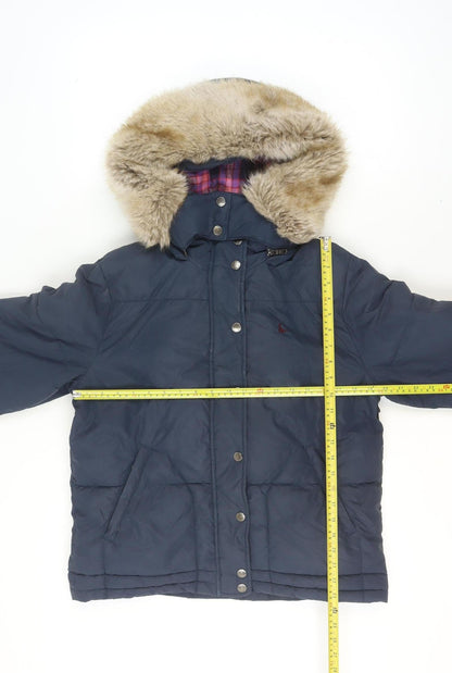 Womens UK Size 12 Jack Wills Blue Puffer Jacket