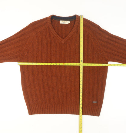 Mens UK Size L PG Field Brown Pullover Jumper