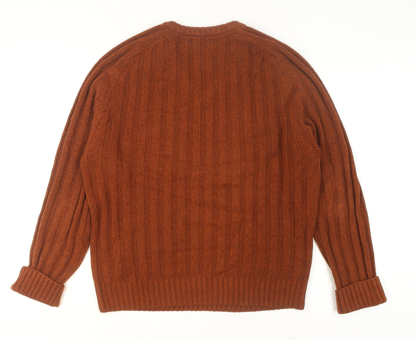 Mens UK Size L PG Field Brown Pullover Jumper
