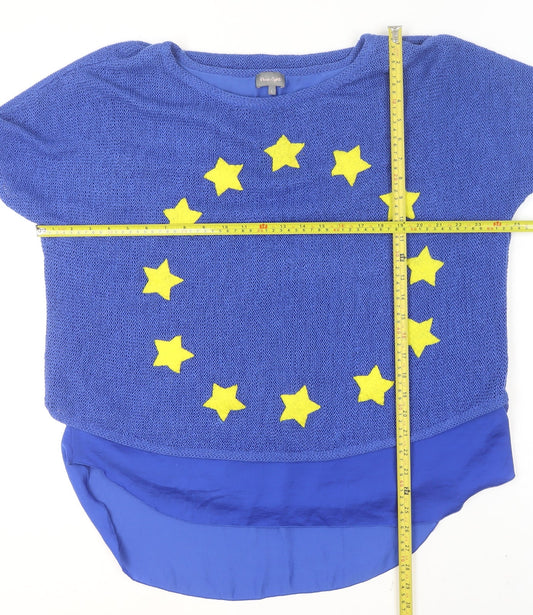Womens UK Size M Phase Eight Blue Pullover Jumper