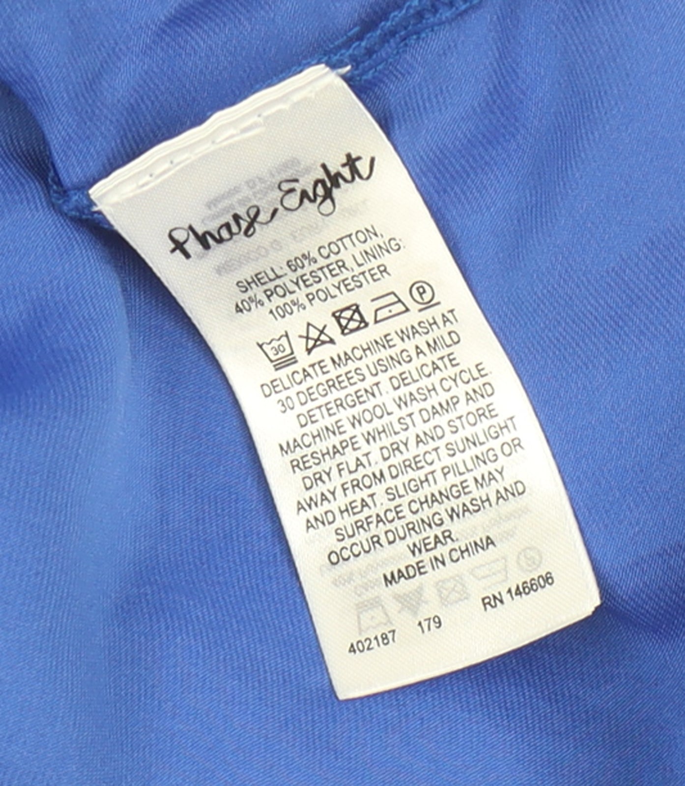Womens UK Size M Phase Eight Blue Pullover Jumper