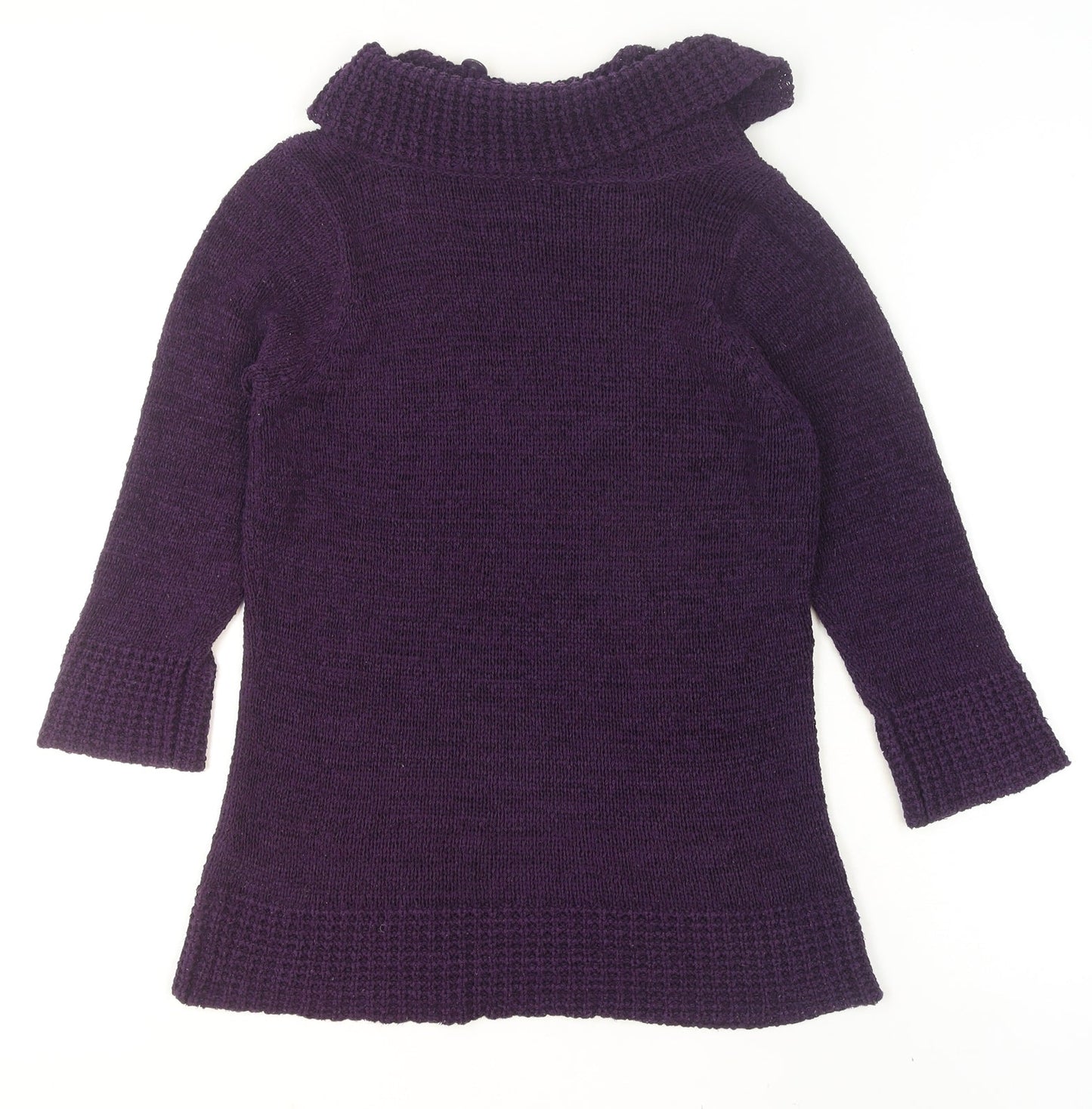 Womens UK Size 12 BHS Purple Tunic Jumper