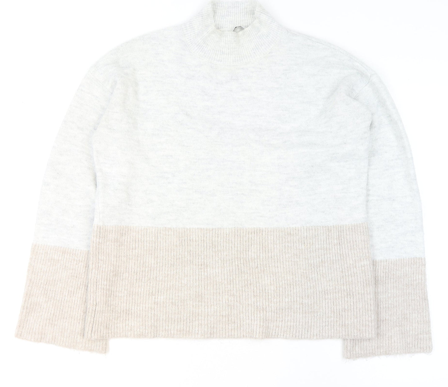 Womens UK Size 10 V by Very Beige Pullover Jumper