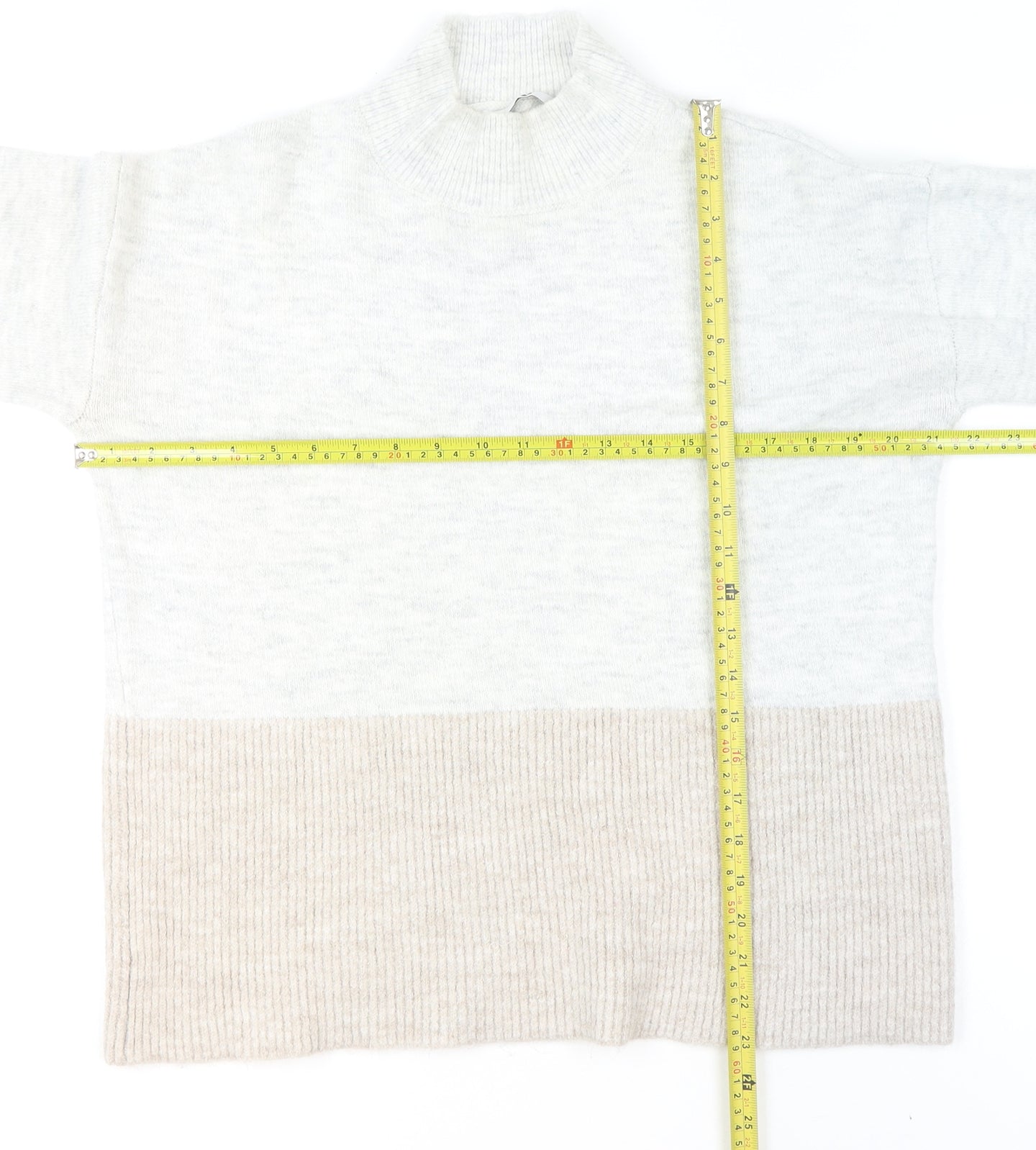 Womens UK Size 10 V by Very Beige Pullover Jumper