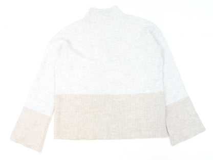 Womens UK Size 10 V by Very Beige Pullover Jumper