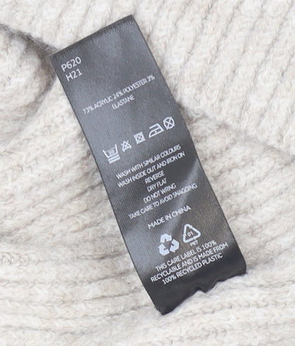 Womens UK Size 10 V by Very Beige Pullover Jumper