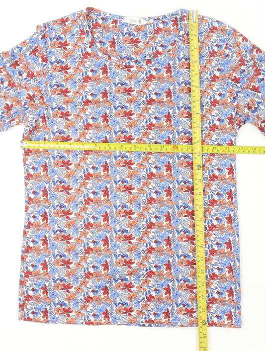 Isle Women’s Multicoloured Floral Long Sleeve T-Shirt Size S 10-12