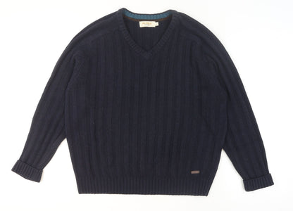 Mens UK Size L PG Field Blue Pullover Jumper