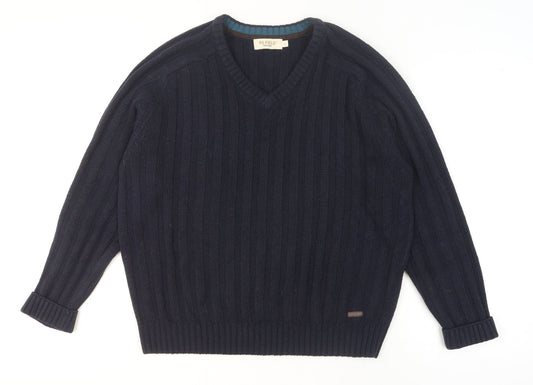 Mens UK Size L PG Field Blue Pullover Jumper