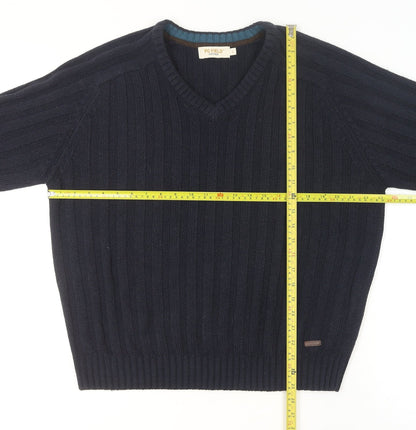 Mens UK Size L PG Field Blue Pullover Jumper