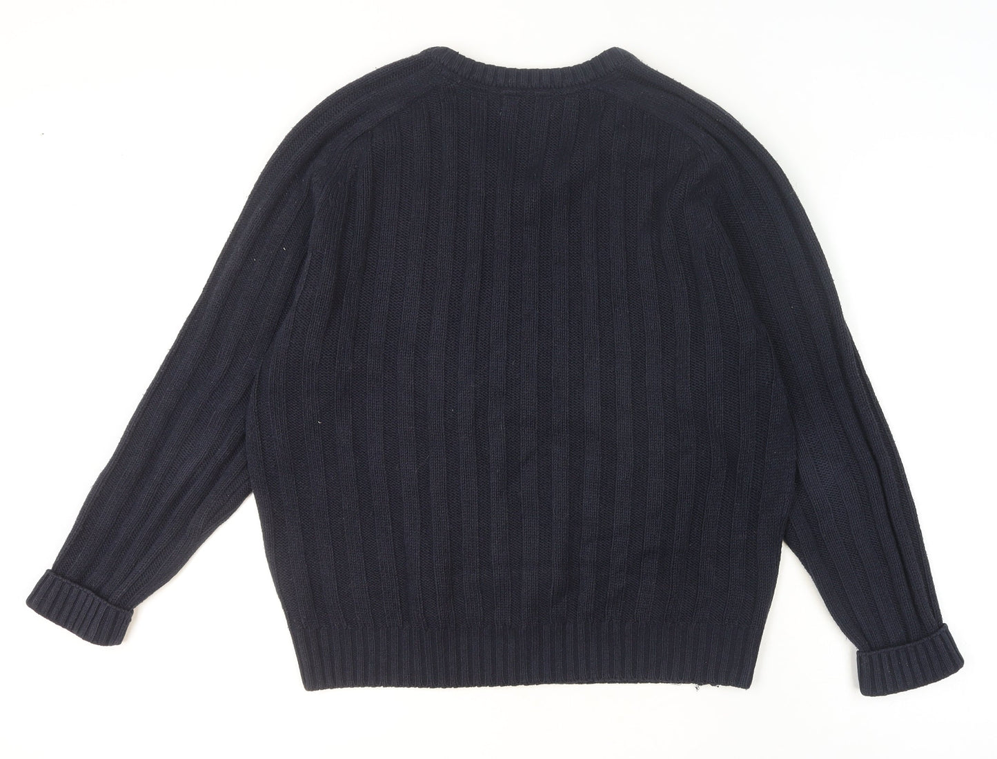 Mens UK Size L PG Field Blue Pullover Jumper