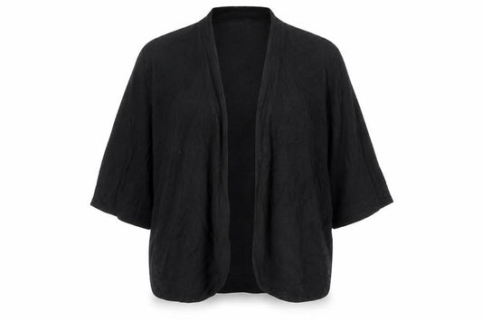 Womens UK Size M Capsule Black Cardigan Jumper