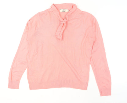 Womens UK Size 14/16 Honor Millburn at EWM Pink Pullover Jumper