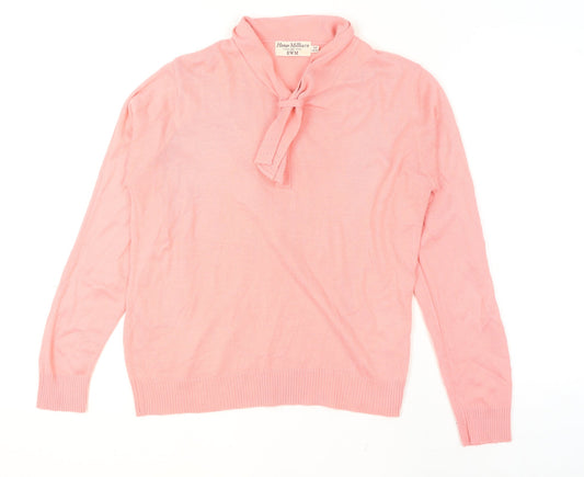 Womens UK Size 14/16 Honor Millburn at EWM Pink Pullover Jumper