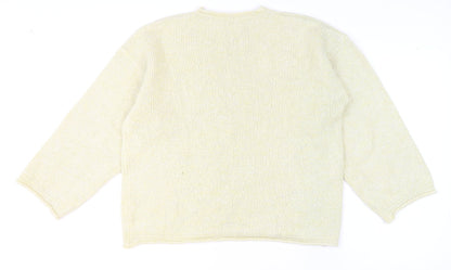Womens UK Size S ASOS DESIGN Beige Pullover Jumper